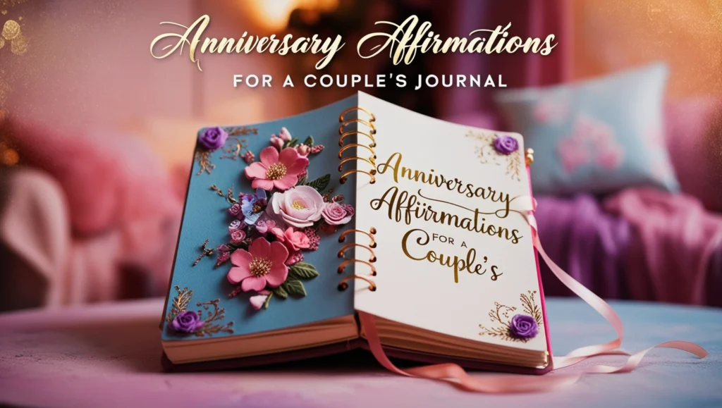 Anniversary Affirmations for a Couple’s Journal