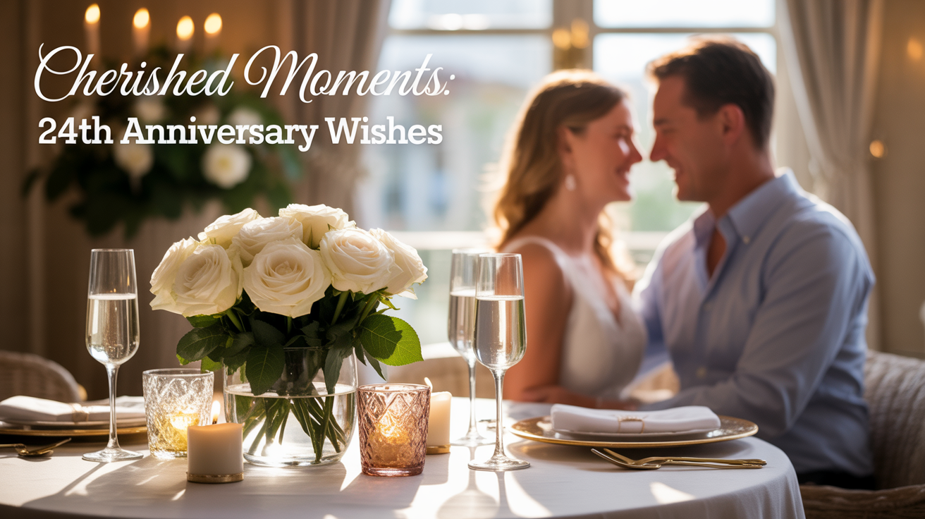Cherished Moments: 24th Anniversary Wishes