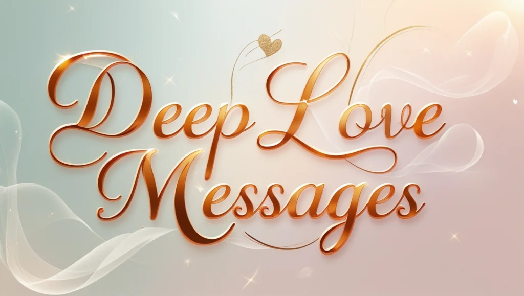 Deep Love Messages