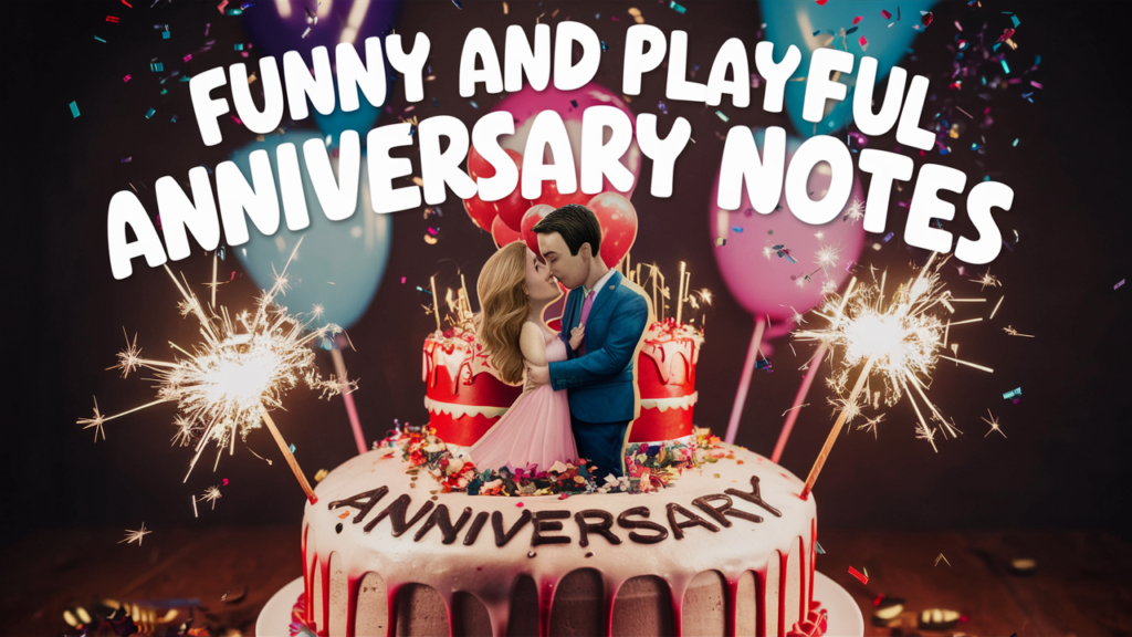 Funny and Playful Anniversary Notes
