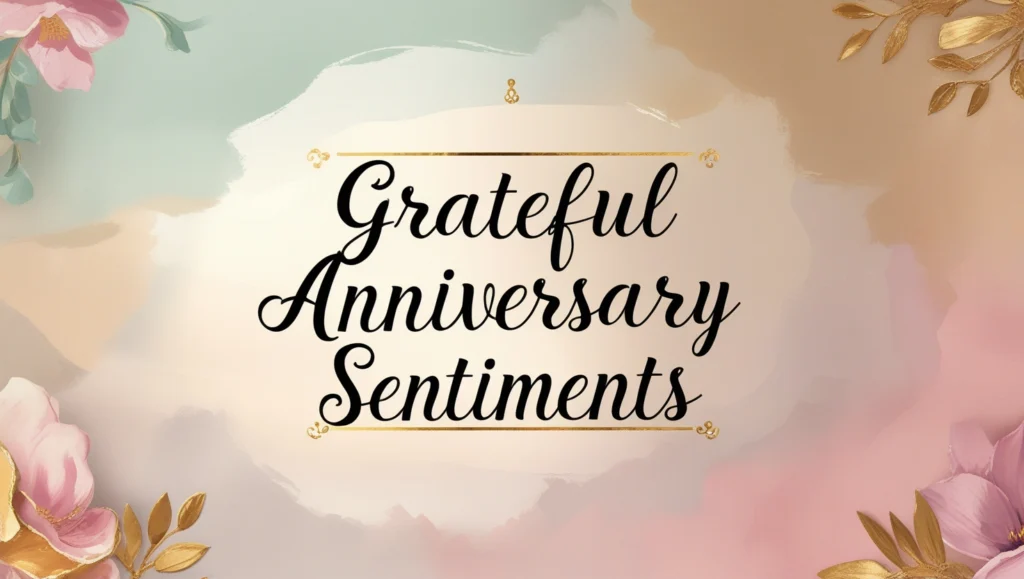 Grateful Anniversary Sentiments