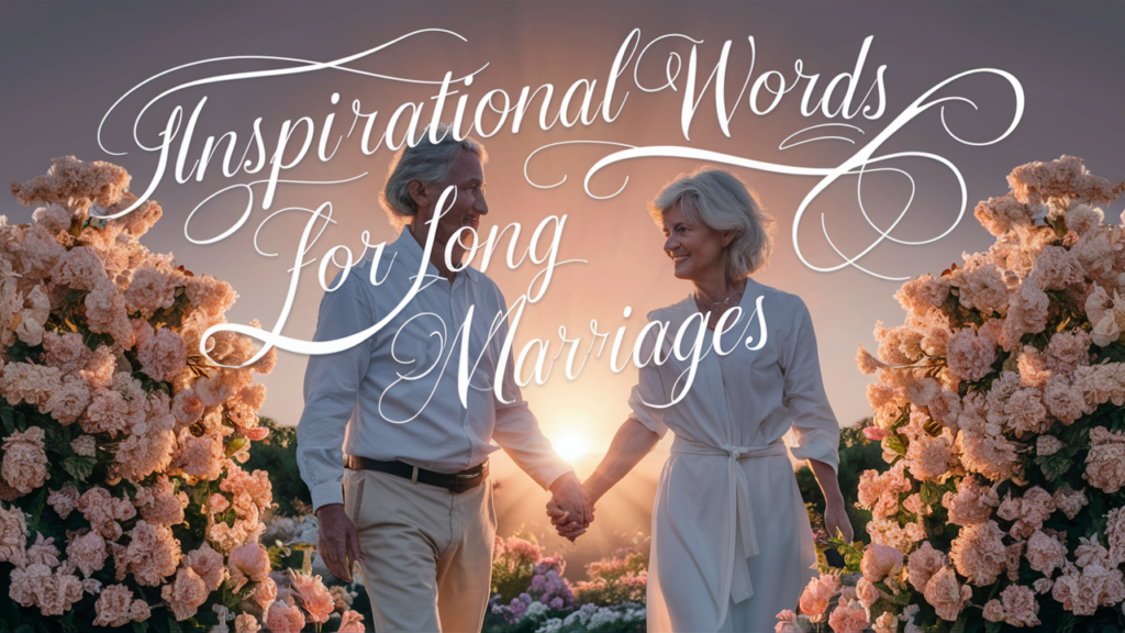 Inspirational Words for Long Marriages