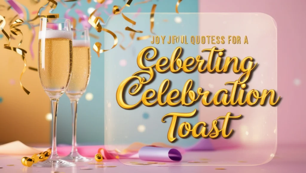 Joyful Quotes for a Celebration Toast