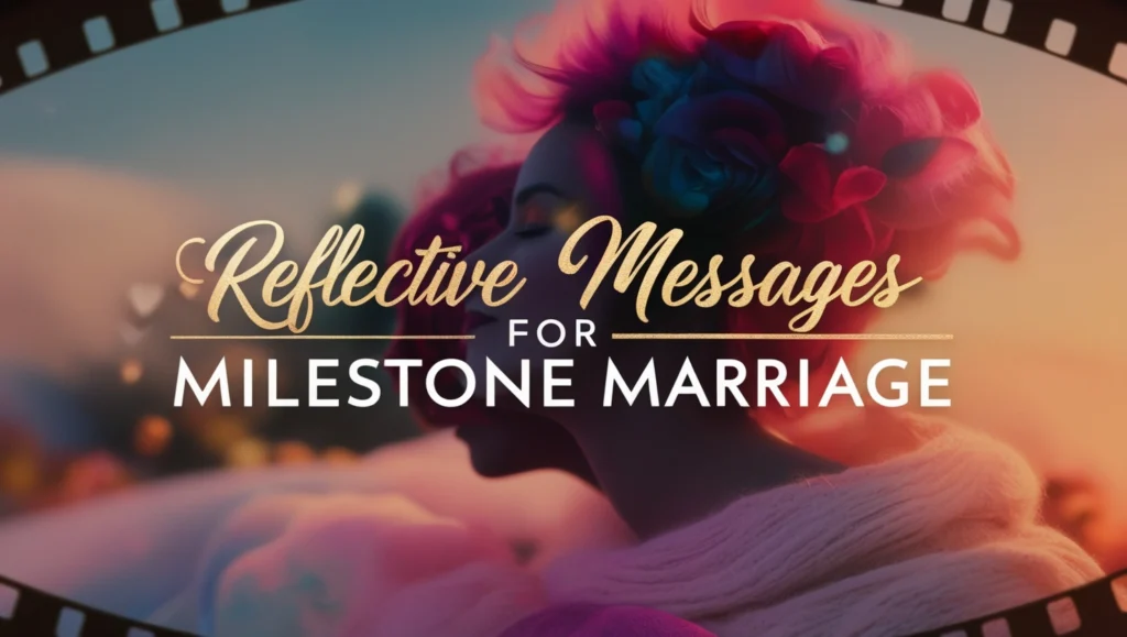 Reflective Messages for Milestone Marriage