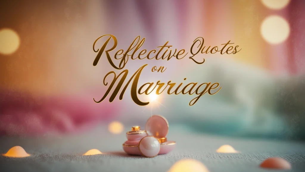 Reflective Quotes on Marriage