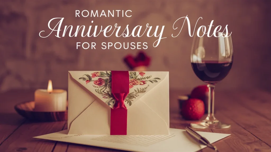 Romantic Anniversary Notes for Spouses