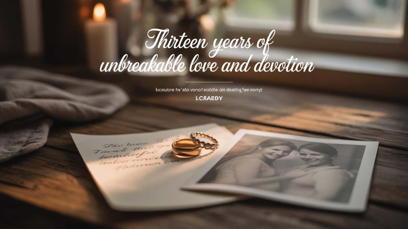 Thirteen Years of Unbreakable Love and Devotion