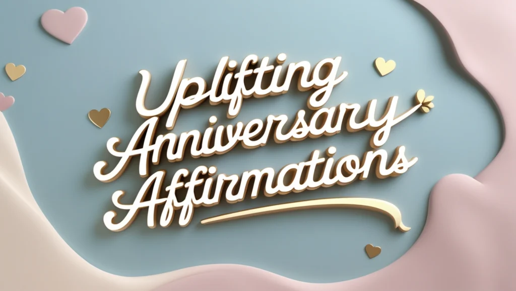 Uplifting Anniversary Affirmations