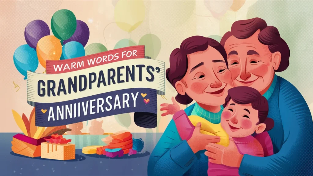 Warm Words for Grandparents' Anniversary