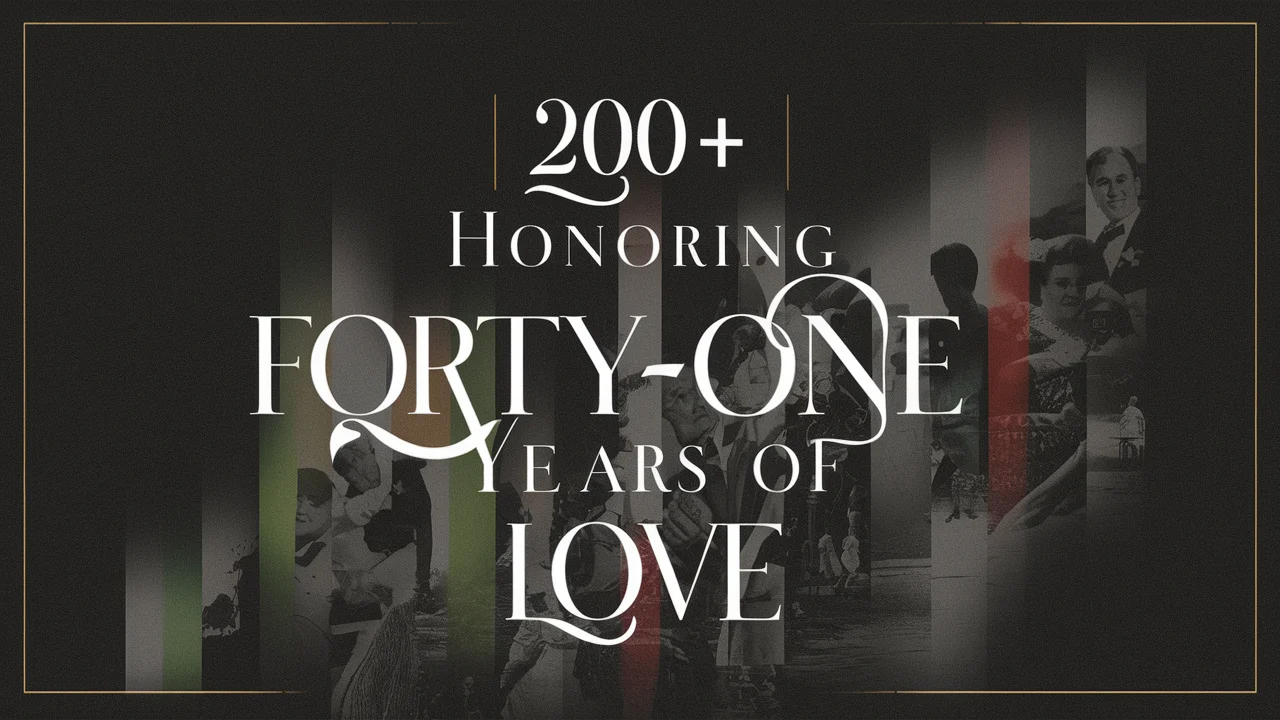 Honoring Forty-One Years of Love