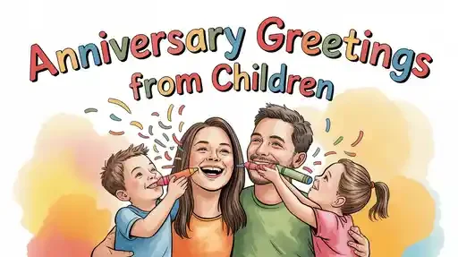 Anniversary Greetings from Children