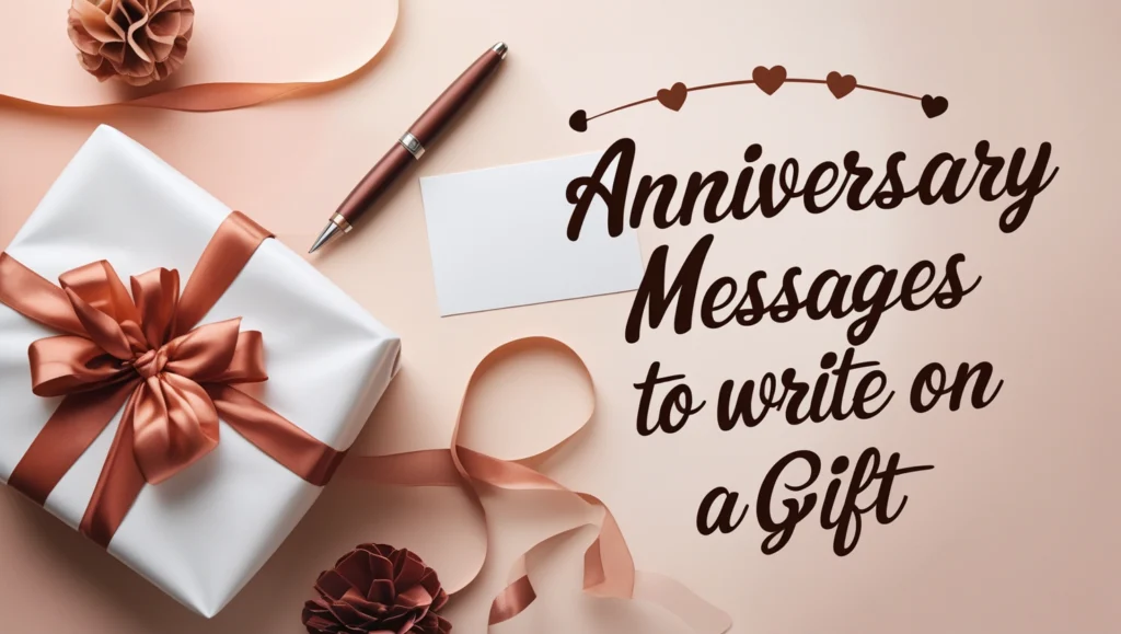 Anniversary Messages to Write on a Gift