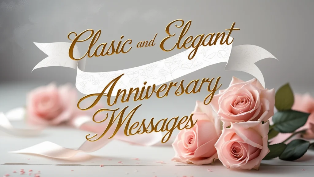 Classic and Elegant Anniversary Messages