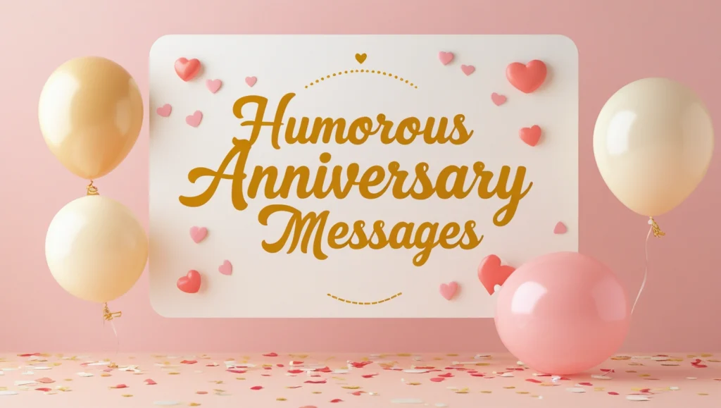 Humorous Anniversary Messages