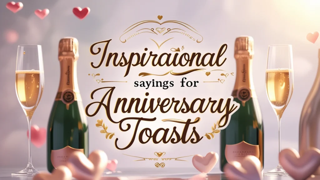 Inspirational Sayings for Anniversary Toasts