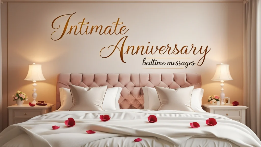 Intimate Anniversary Bedtime Messages