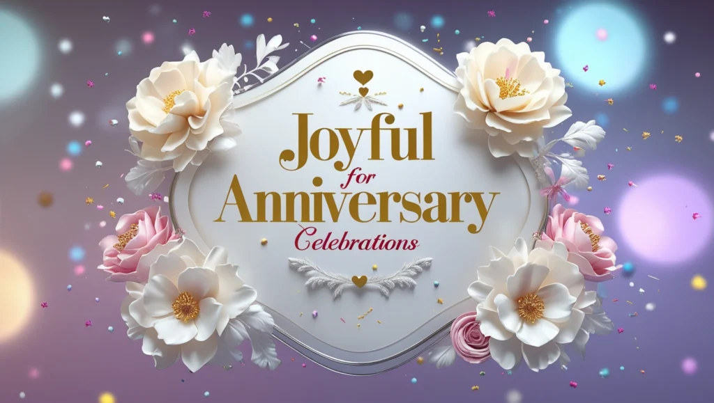 Joyful Wishes for Anniversary Celebrations