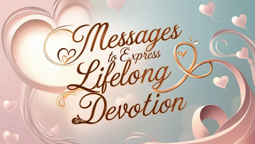 Messages to Express Lifelong Devotion