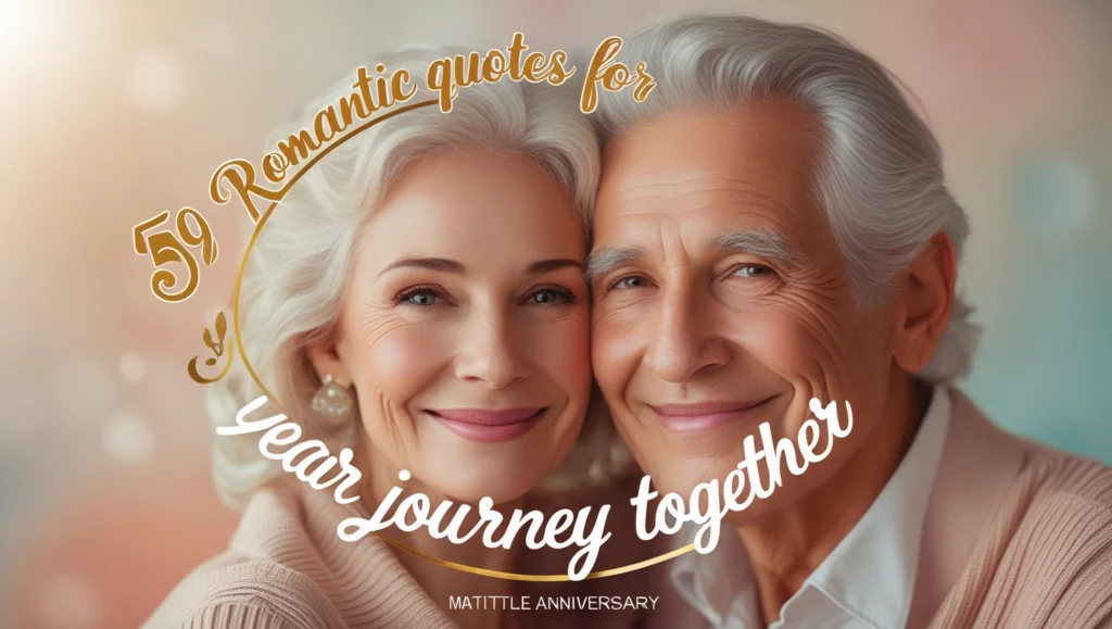 Romantic Quotes for 59-Year Journey Together