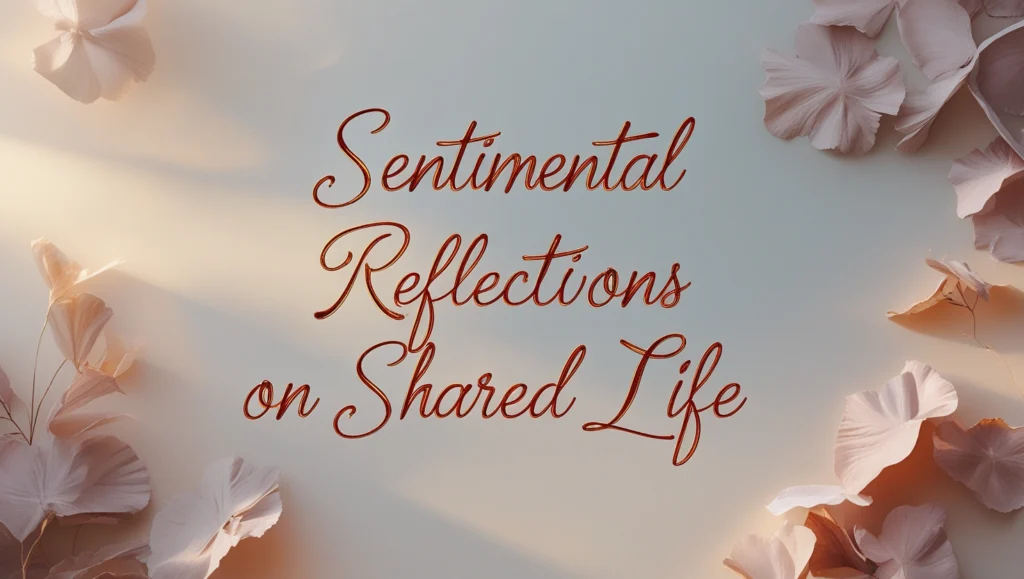Sentimental Reflections on Shared Life
