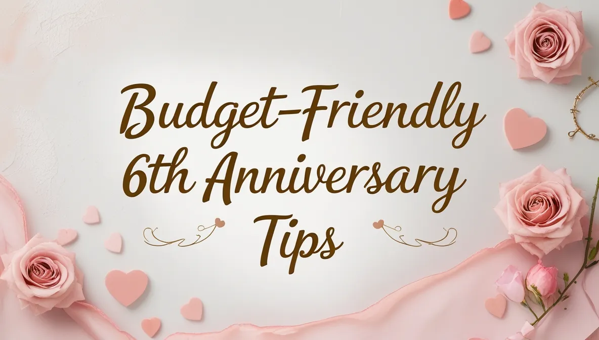 Budget-Friendly 6th Anniversary Tips