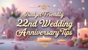 Budget‑Friendly 22nd Wedding Anniversary Tips