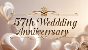 Captions and Quotes for the 57th Wedding Anniversary