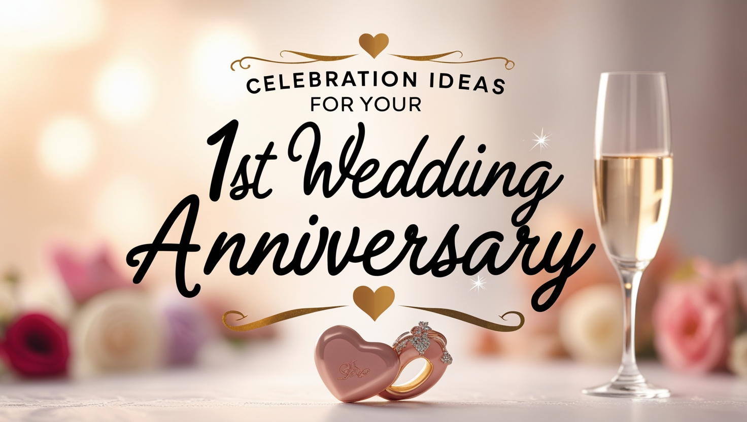 Celebration Ideas for Your 1st Wedding Anniversary
