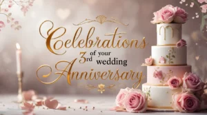 Celebrations of Your 3rd Wedding Anniversary