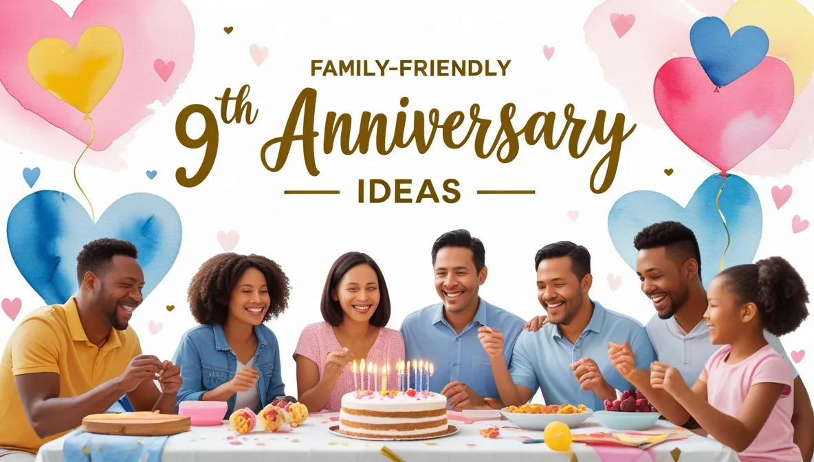 Family-Friendly 9th Anniversary Ideas