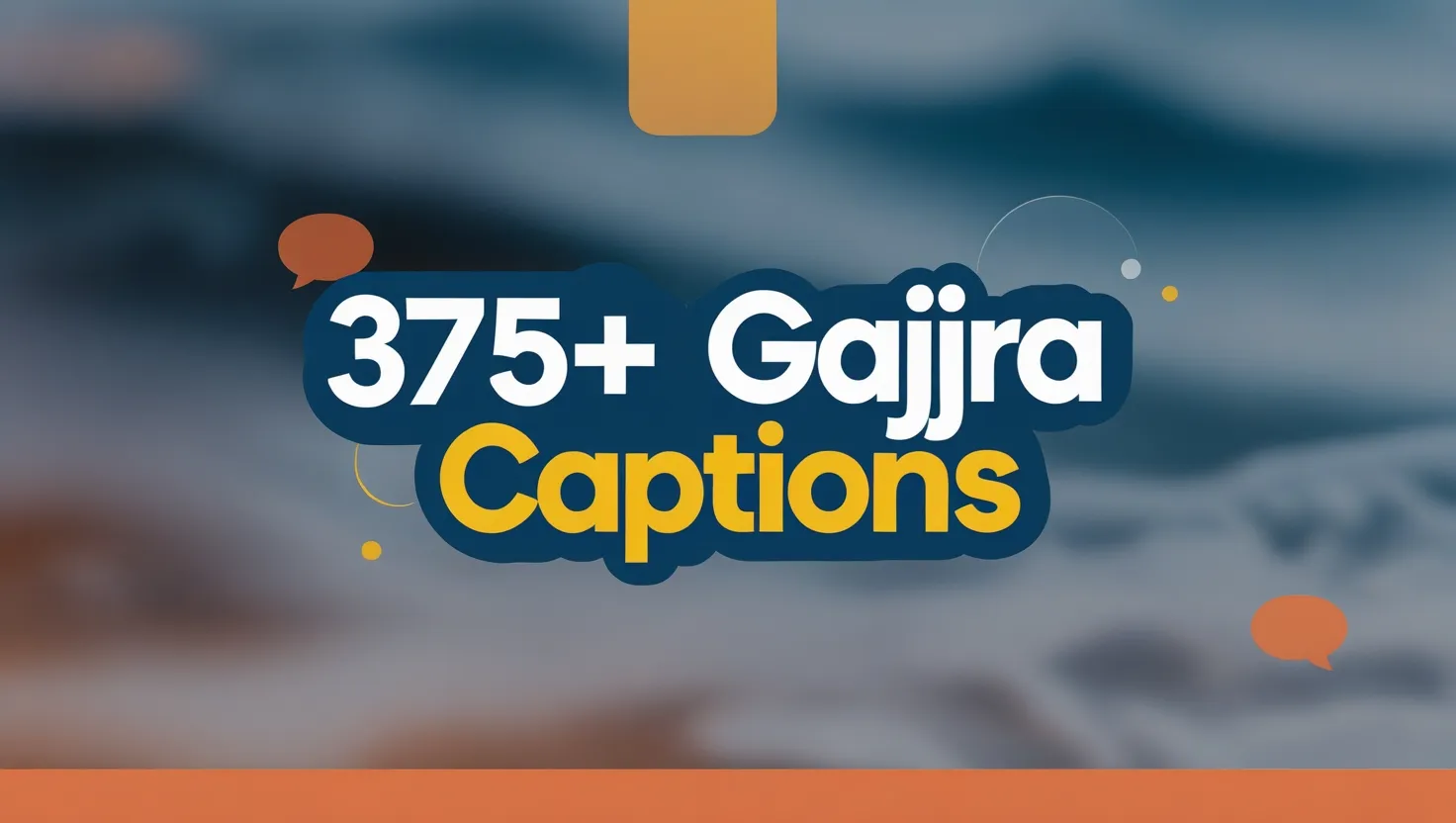 375+ Gajra Captions