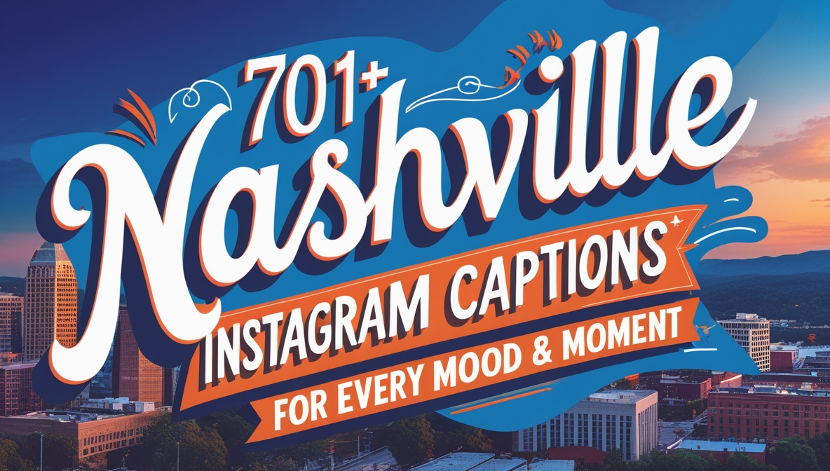 701+ Nashville Instagram Captions for Every Mood & Moment