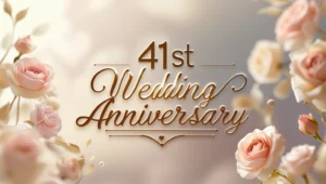 Quotes and Wishes for Your 41st Wedding Anniversary