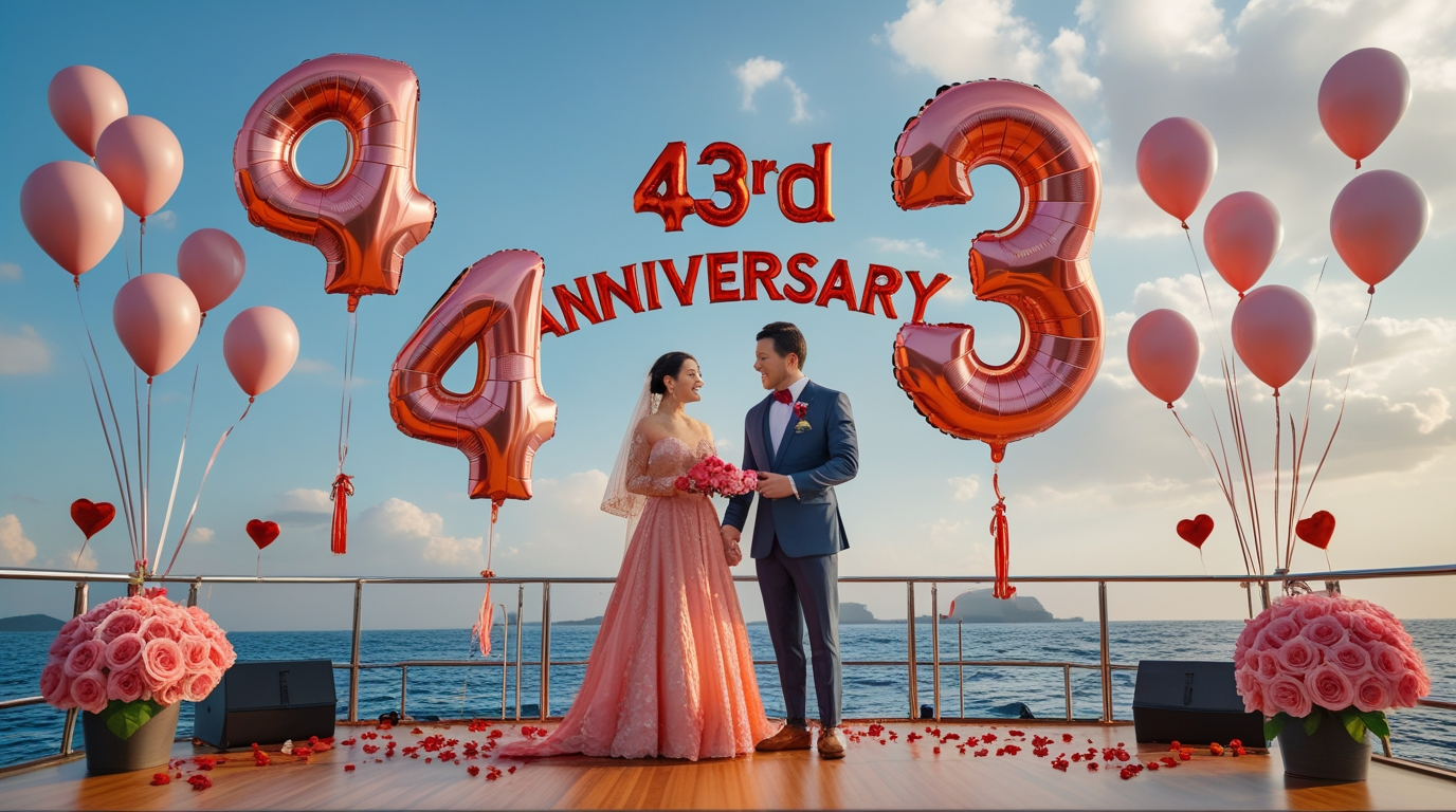 Thoughtful and Unique 43rd Wedding Anniversary Gifts