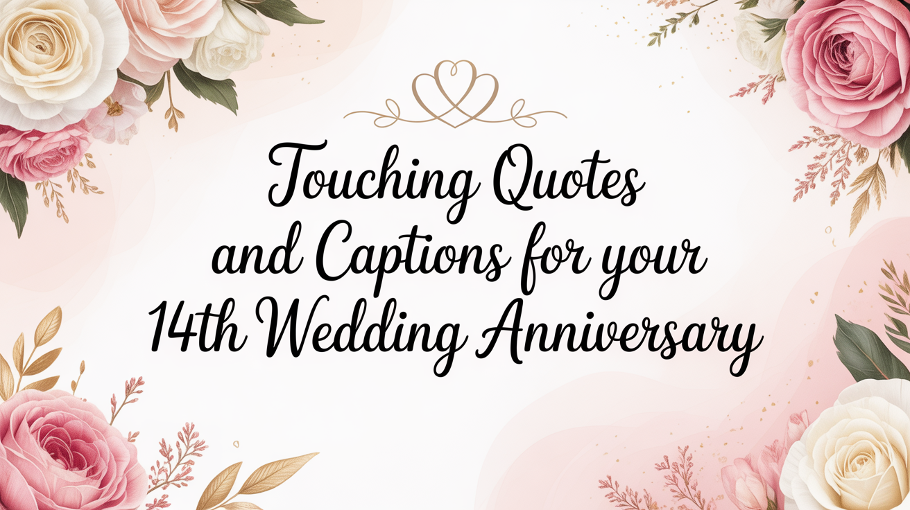 Touching Quotes and Captions for Your 14th Wedding Anniversary