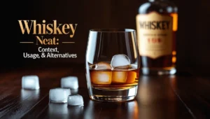 Whiskey Neat Meaning: Context, Usage, & Alternatives